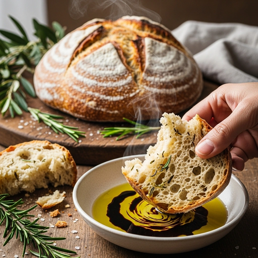 Sourdough rosemary loaf