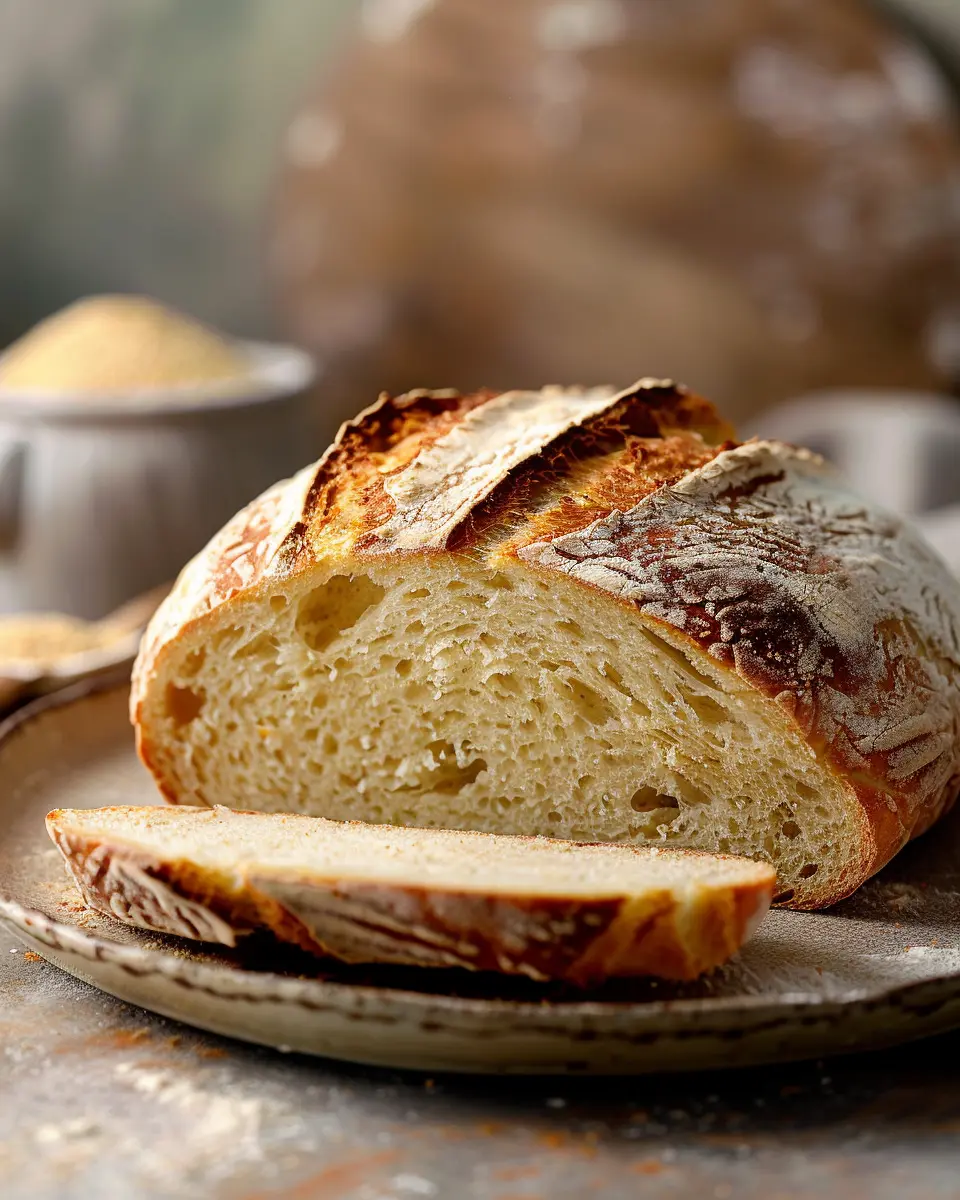 Sourdough Irish Soda Bread featured dish plated