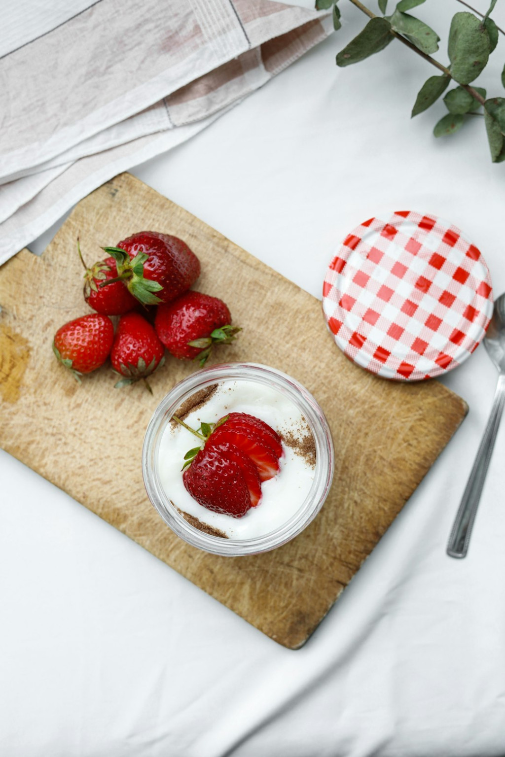 Sweet Sourdough Galette with Fresh Peaches & Strawberries cooking process step