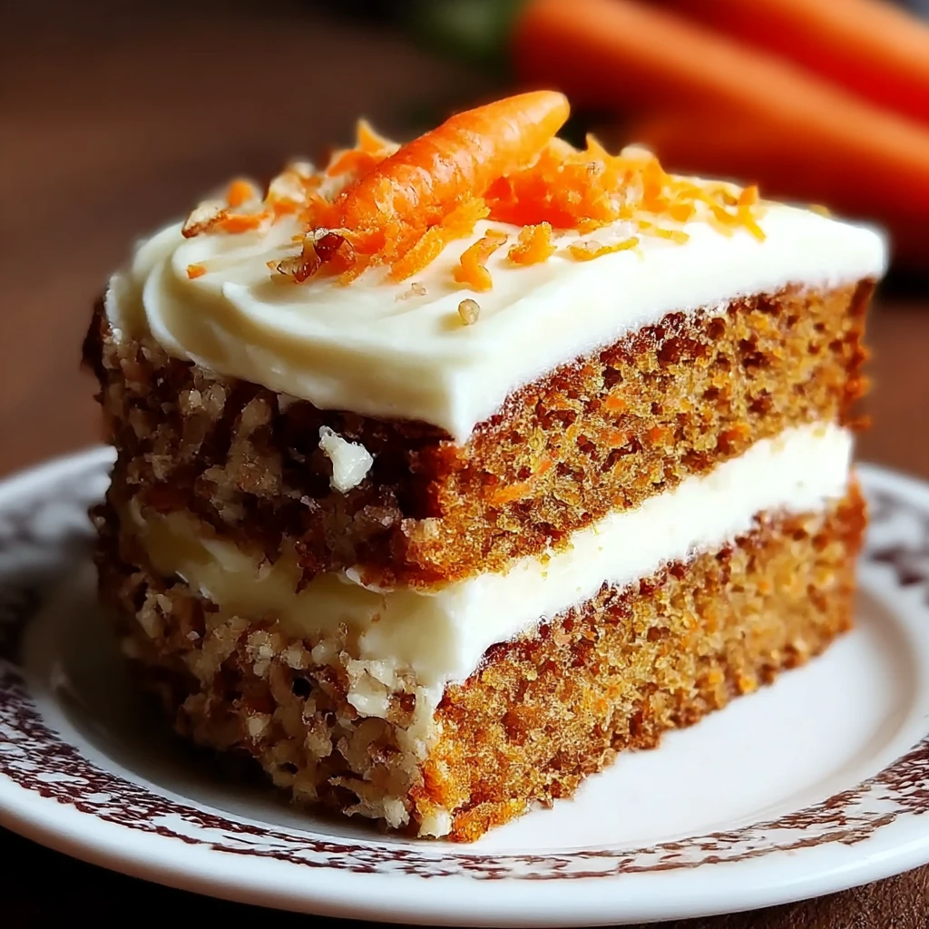 Carrot Cake with Cream Cheese Frosting