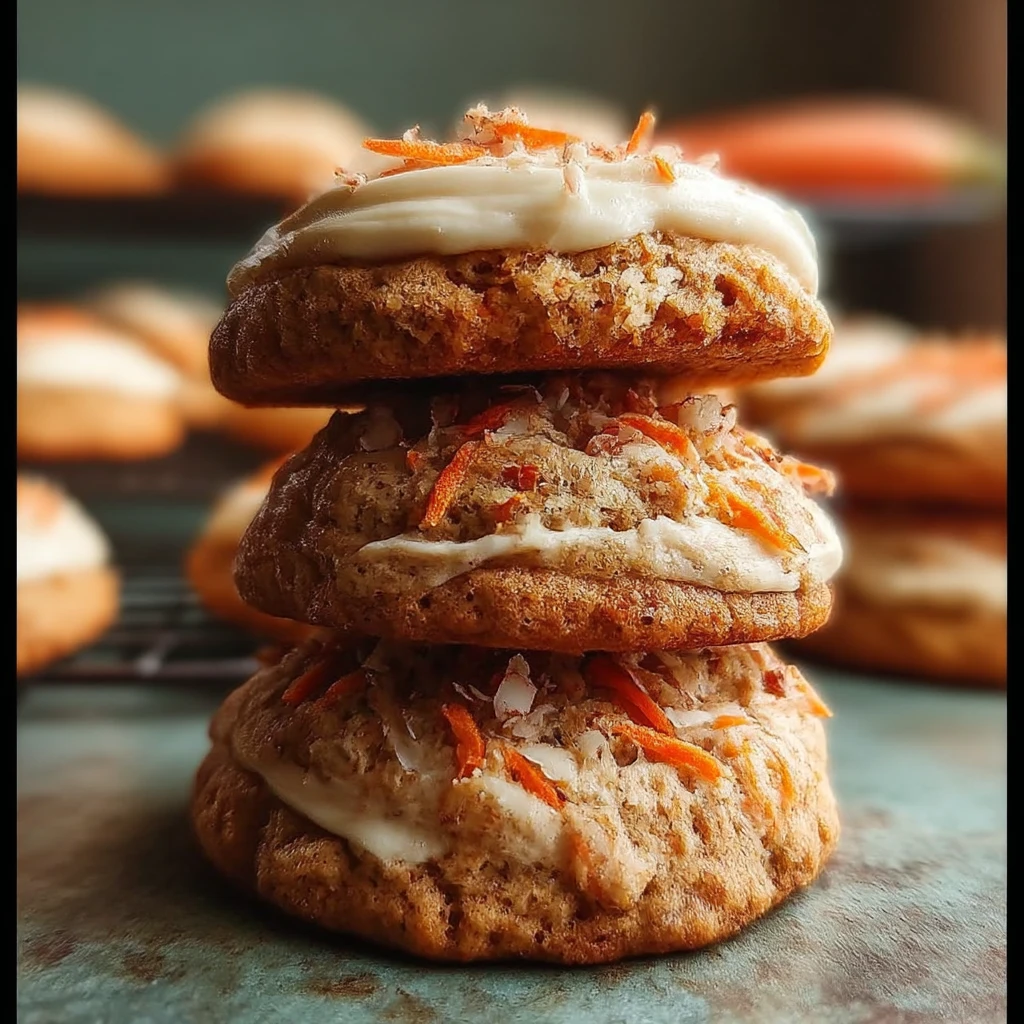 Carrot Cake Cookies featured dish plated
