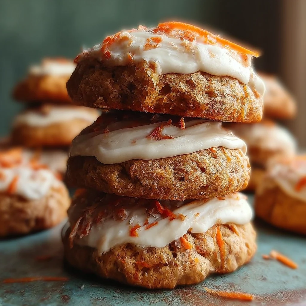 Carrot Cake Cookies featured dish plated