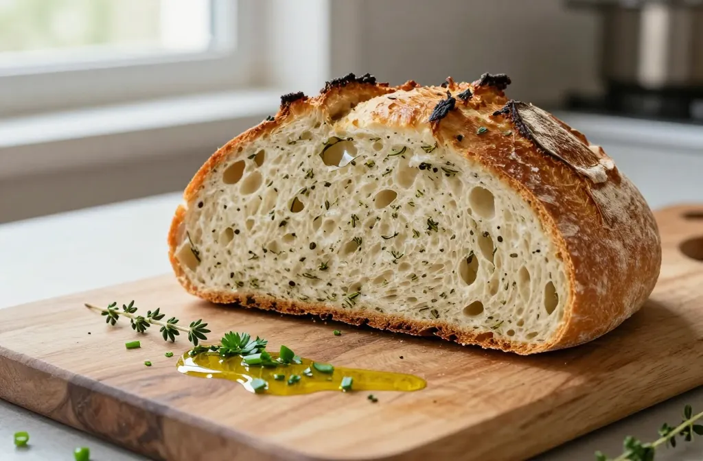 Sourdough Discard Herb Bread: Flavor Fiesta Unleashed